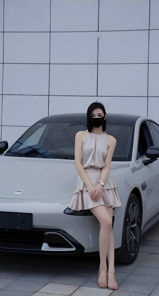 量都这么高的吗？仙女也就长这样吧冰球突破小米SU7的美女车主质(图7)